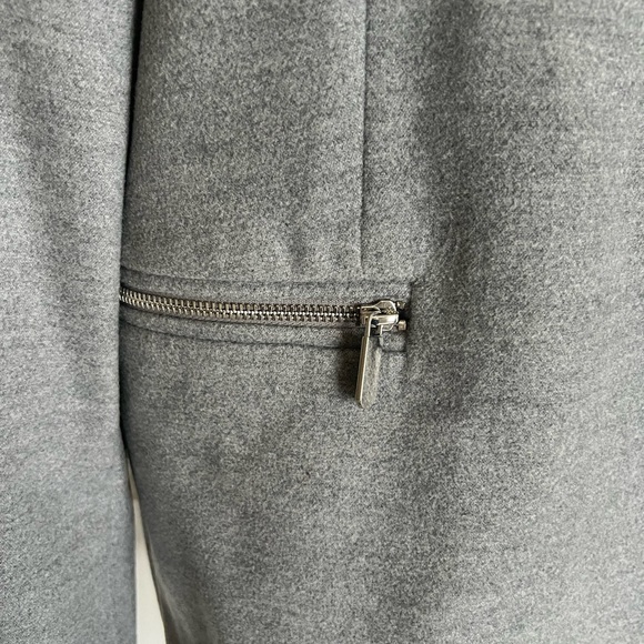 Topshop Grey Double breasted Coat Size 8 - Picture 2 of 9